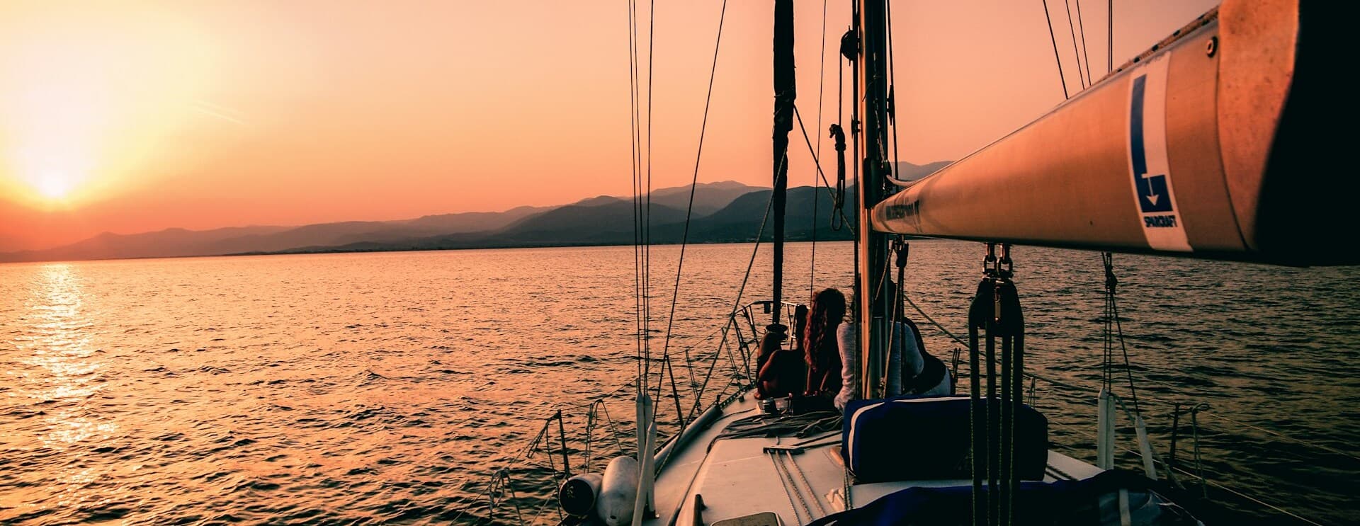 Mallorca en bateau Coucher de soleil