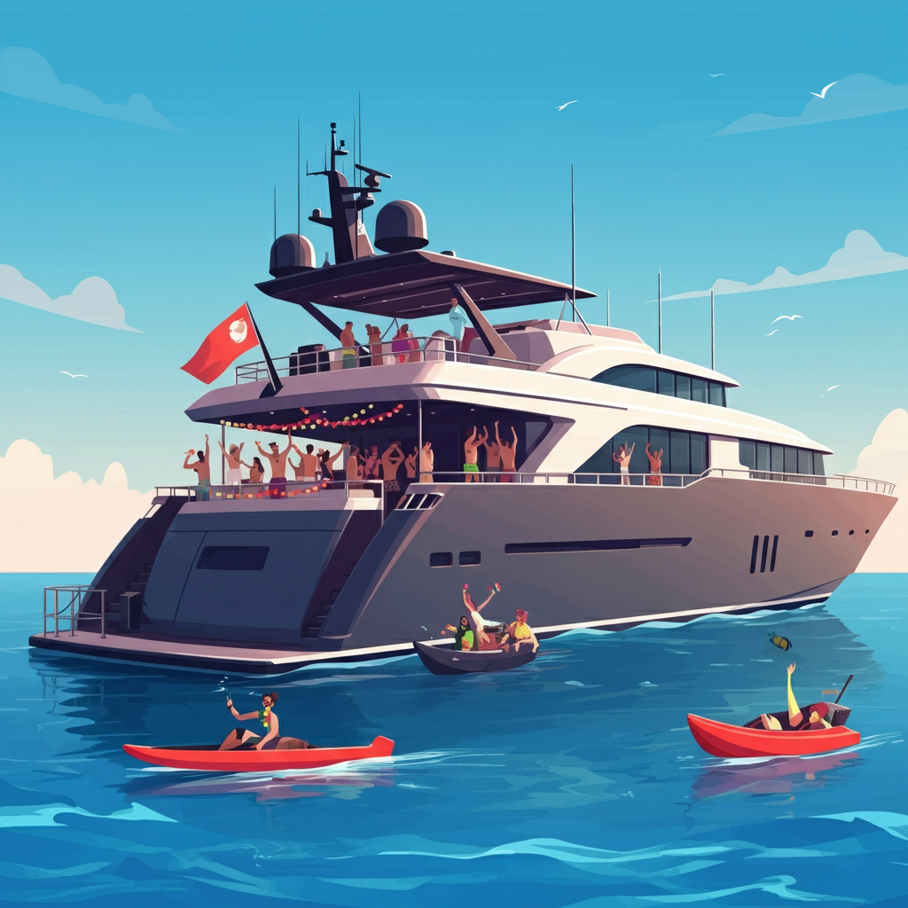 Benidorm boat party