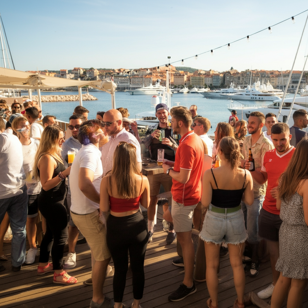 Puerto Banus bar night Marbella
