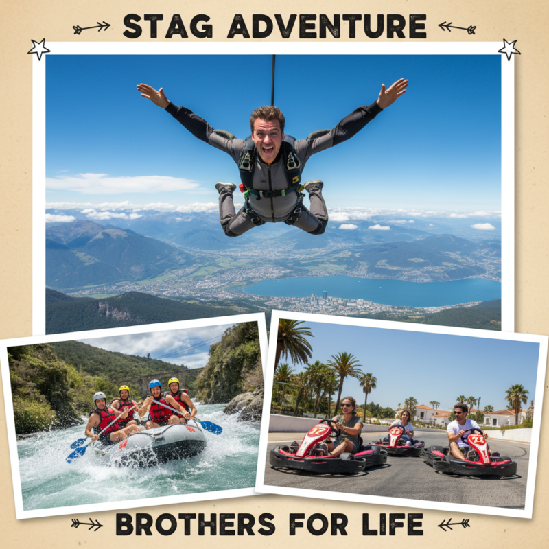 Attività di addio al celibato estreme